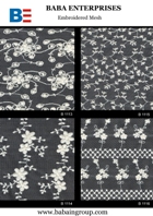 Embroidered Mesh Guipure Lace Polyester and Nylon Net manufacturers in Noida, India